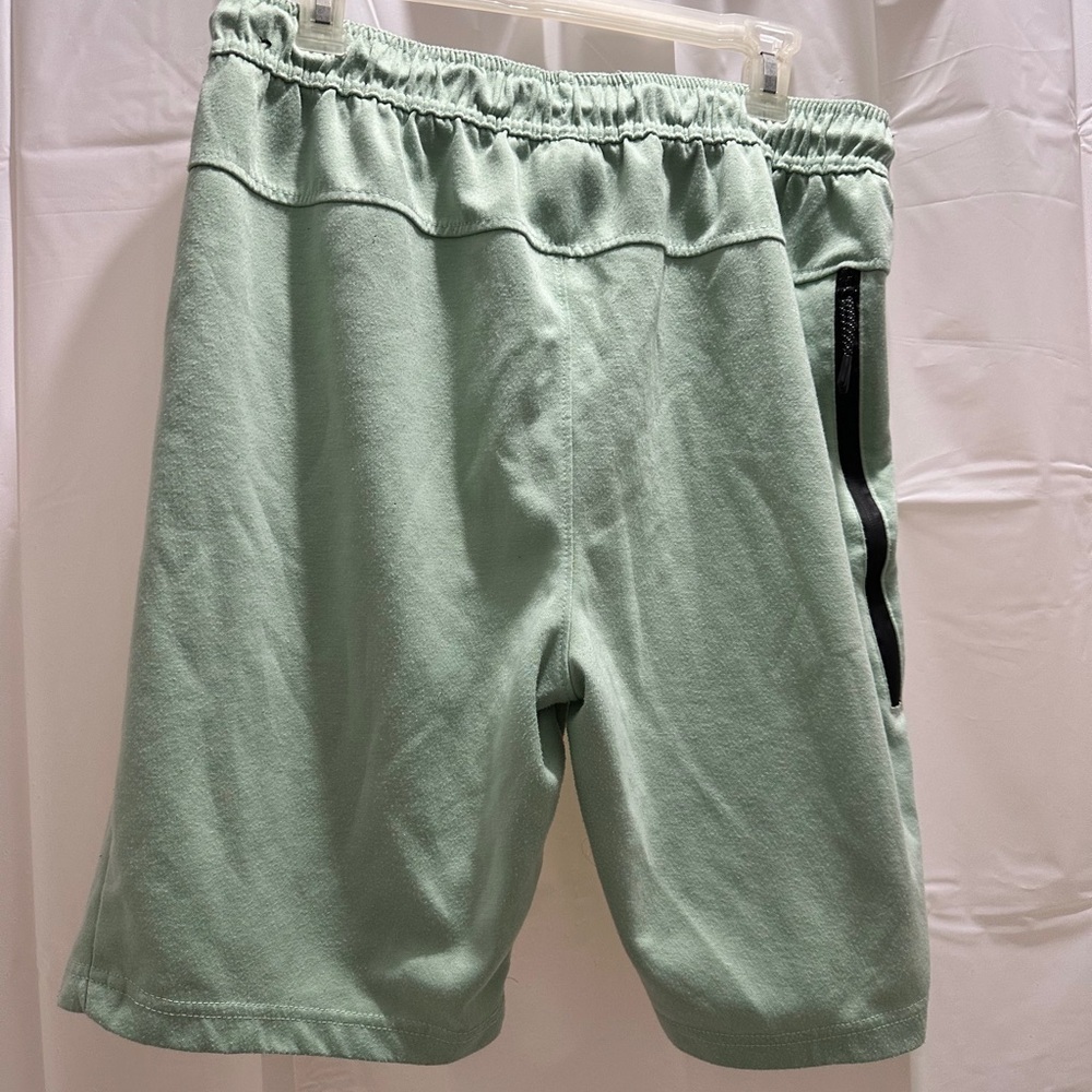 Mint Green Men's Athletic Shorts - Picture 3 of 3